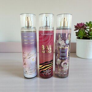BATH & BODYWORKS Fine Fragrance Mist Bundle